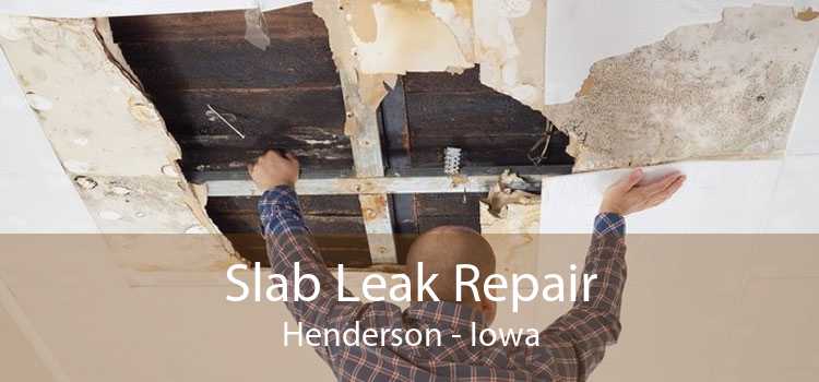 Slab Leak Repair Henderson - Iowa