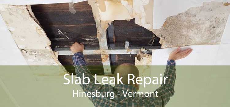 Slab Leak Repair Hinesburg - Vermont