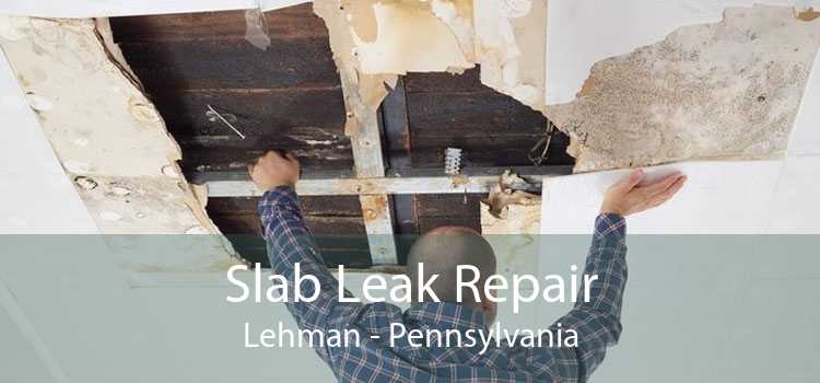 Slab Leak Repair Lehman - Pennsylvania