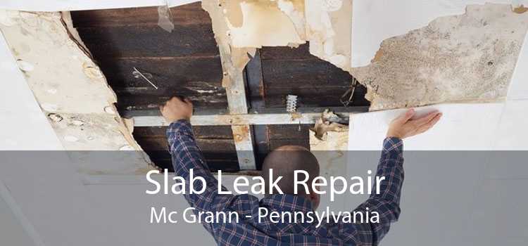Slab Leak Repair Mc Grann - Pennsylvania