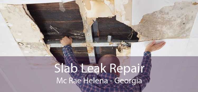 Slab Leak Repair Mc Rae Helena - Georgia