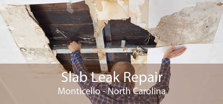 Slab Leak Repair Monticello - North Carolina