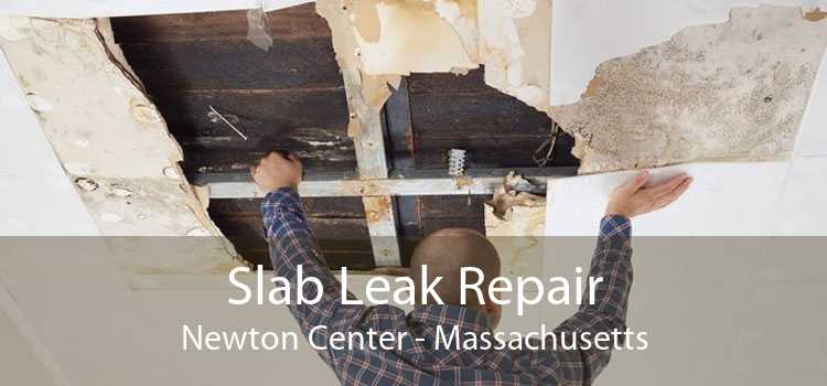 Slab Leak Repair Newton Center - Massachusetts