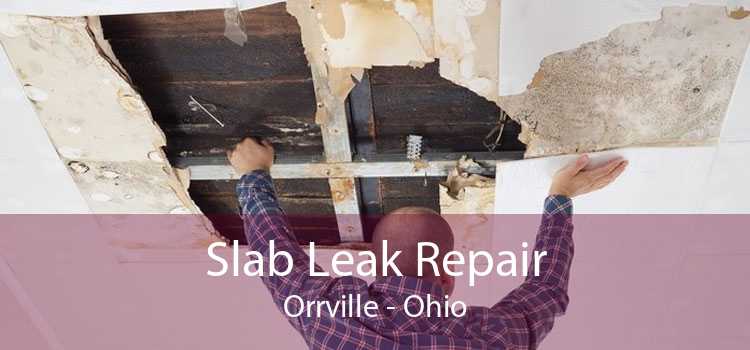 Slab Leak Repair Orrville - Ohio