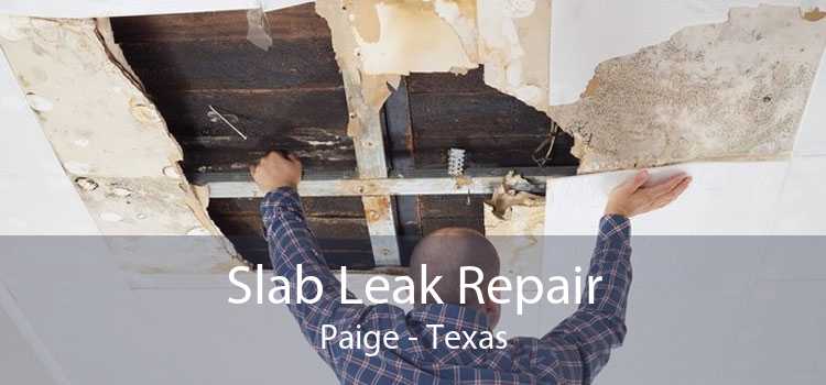 Slab Leak Repair Paige - Texas