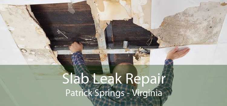Slab Leak Repair Patrick Springs - Virginia
