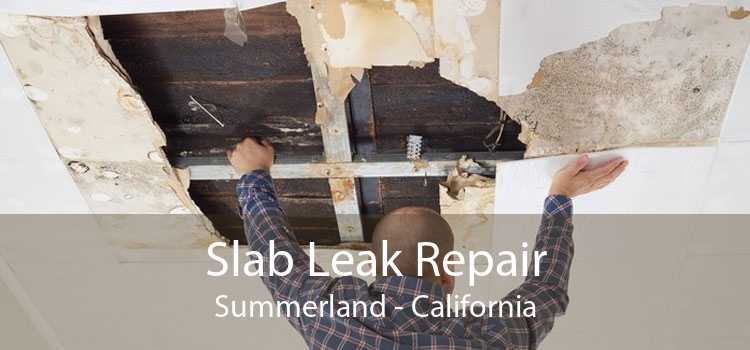Slab Leak Repair Summerland - California