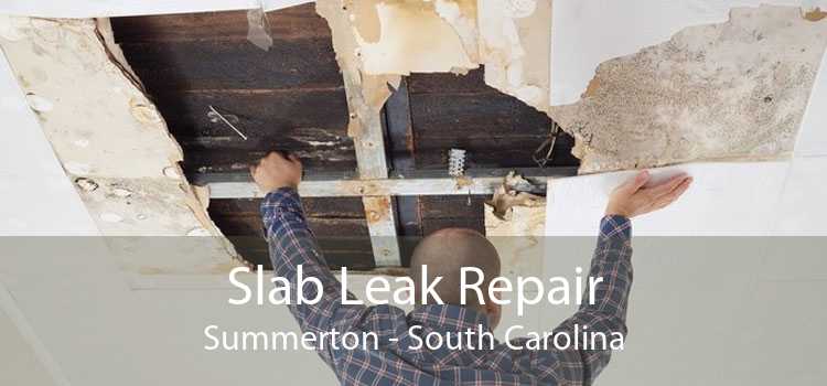 Slab Leak Repair Summerton - South Carolina
