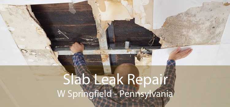 Slab Leak Repair W Springfield - Pennsylvania
