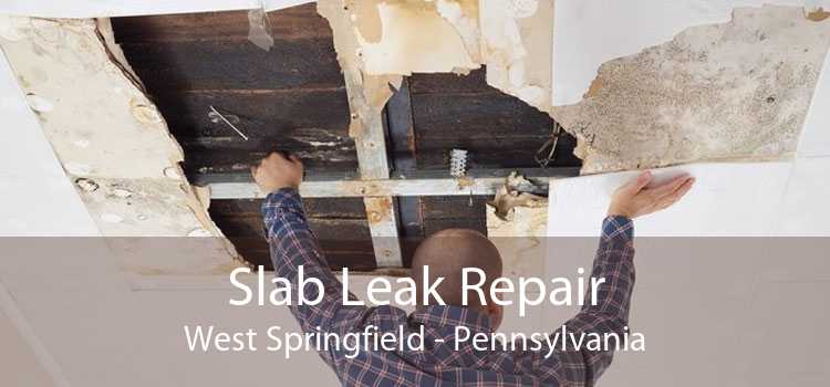Slab Leak Repair West Springfield - Pennsylvania