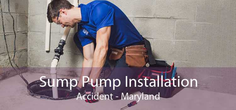 Sump Pump Installation Accident - Maryland