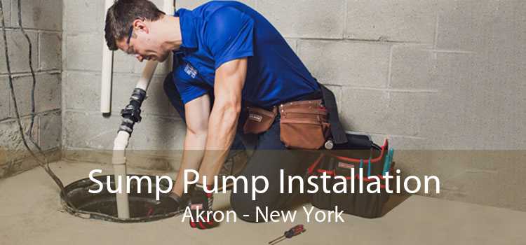 Sump Pump Installation Akron - New York