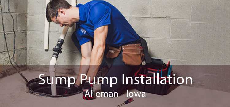 Sump Pump Installation Alleman - Iowa