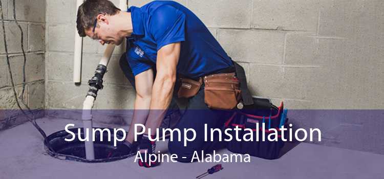 Sump Pump Installation Alpine - Alabama