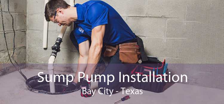Sump Pump Installation Bay City - Texas