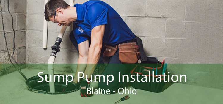 Sump Pump Installation Blaine - Ohio