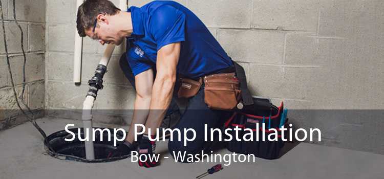 Sump Pump Installation Bow - Washington