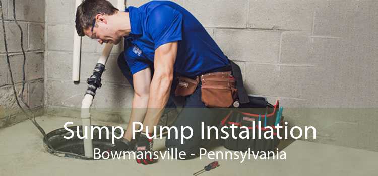 Sump Pump Installation Bowmansville - Pennsylvania