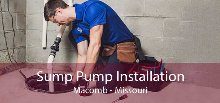 Sump Pump Installation Macomb - Missouri