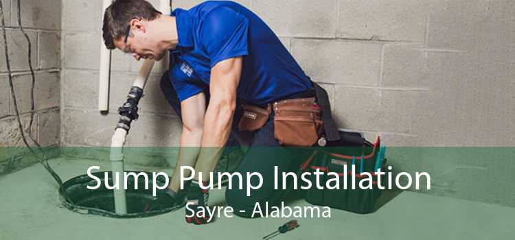 Sump Pump Installation Sayre - Alabama