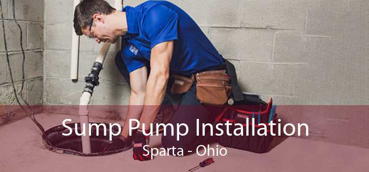 Sump Pump Installation Sparta - Ohio