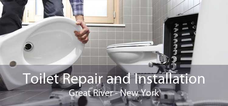Toilet Repair and Installation Great River - New York