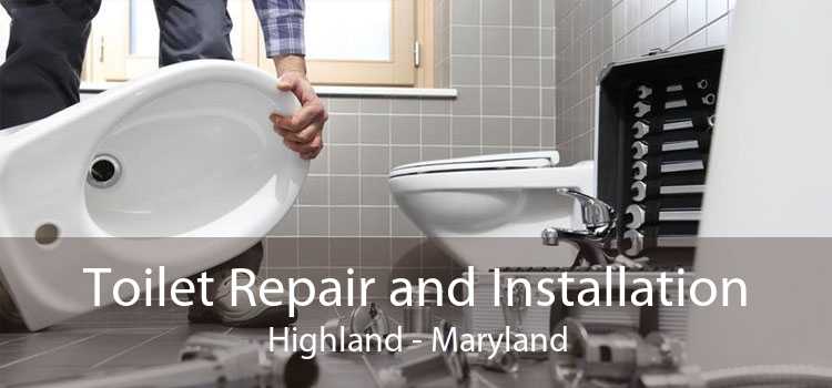 Toilet Repair and Installation Highland - Maryland