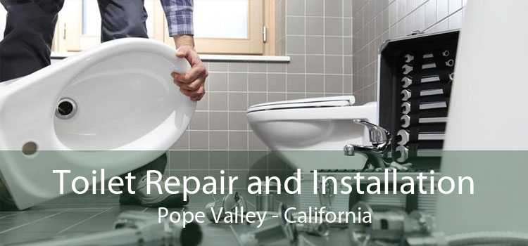 Toilet Repair and Installation Pope Valley - California