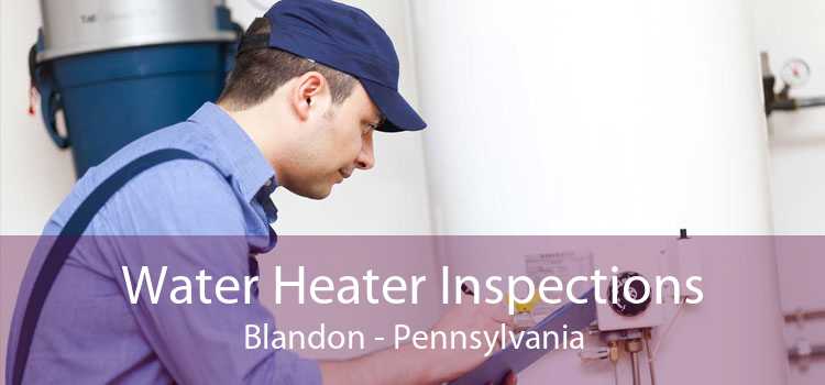 Water Heater Inspections Blandon - Pennsylvania