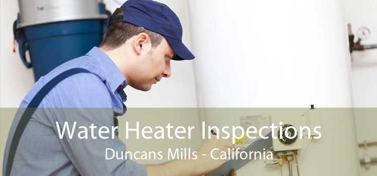 Water Heater Inspections Duncans Mills - California