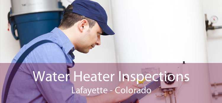 Water Heater Inspections Lafayette - Colorado