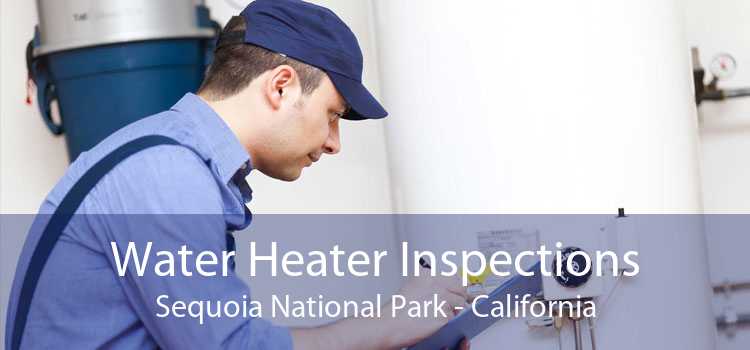 Water Heater Inspections Sequoia National Park - California