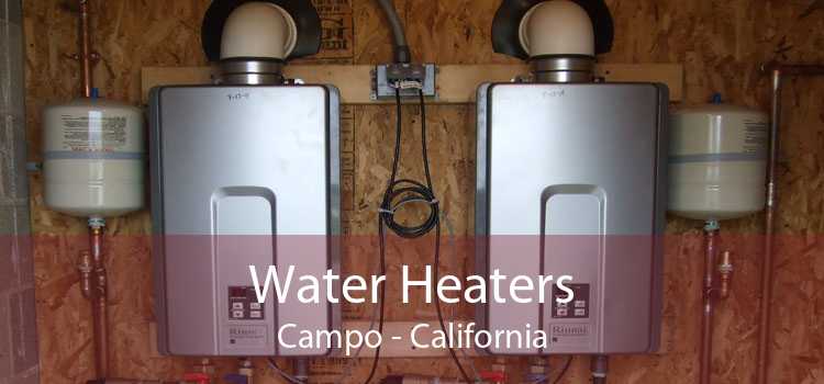 Water Heaters Campo - California