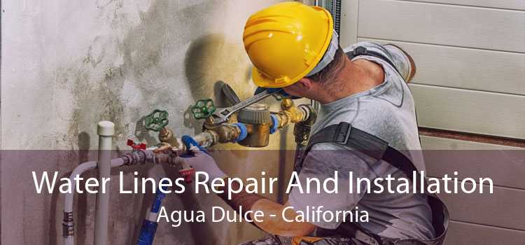 Water Lines Repair And Installation Agua Dulce - California