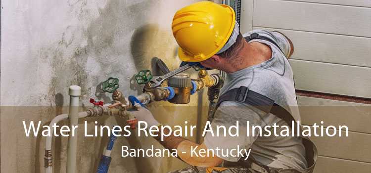 Water Lines Repair And Installation Bandana - Kentucky