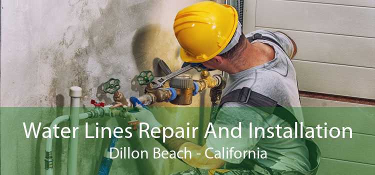Water Lines Repair And Installation Dillon Beach - California