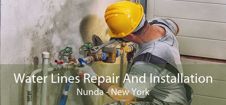 Water Lines Repair And Installation Nunda - New York