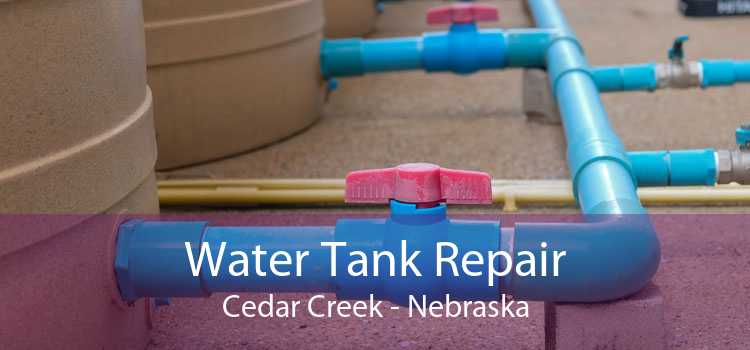 Water Tank Repair Cedar Creek - Nebraska