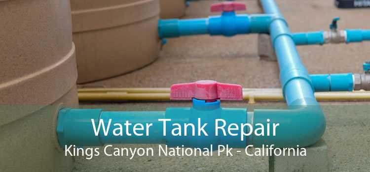 Water Tank Repair Kings Canyon National Pk - California