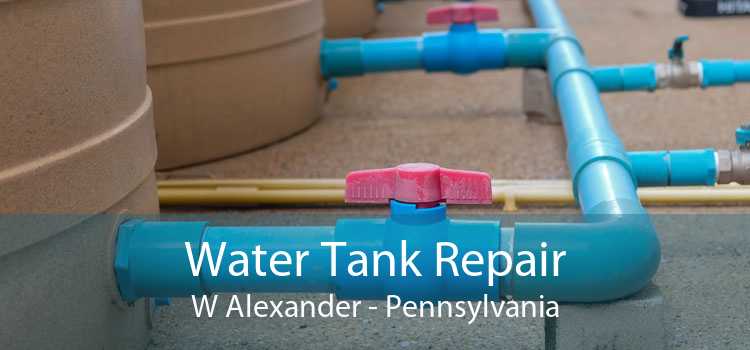 Water Tank Repair W Alexander - Pennsylvania